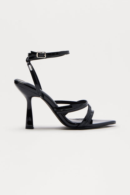 Affinity Ankle Strap Heels - Black
