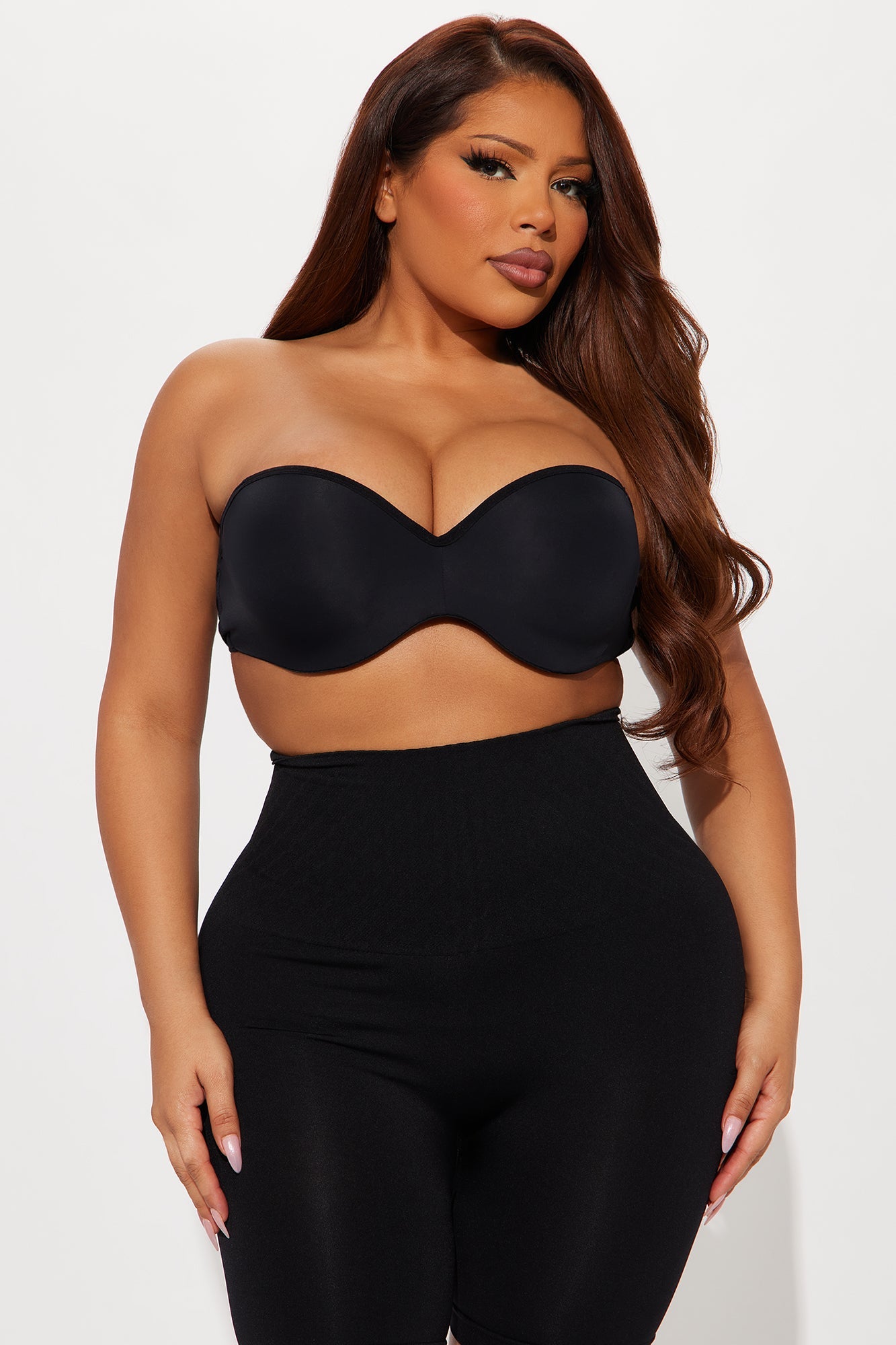Body Moves Compression Shapewear Short 2 Pack - Black/Brown