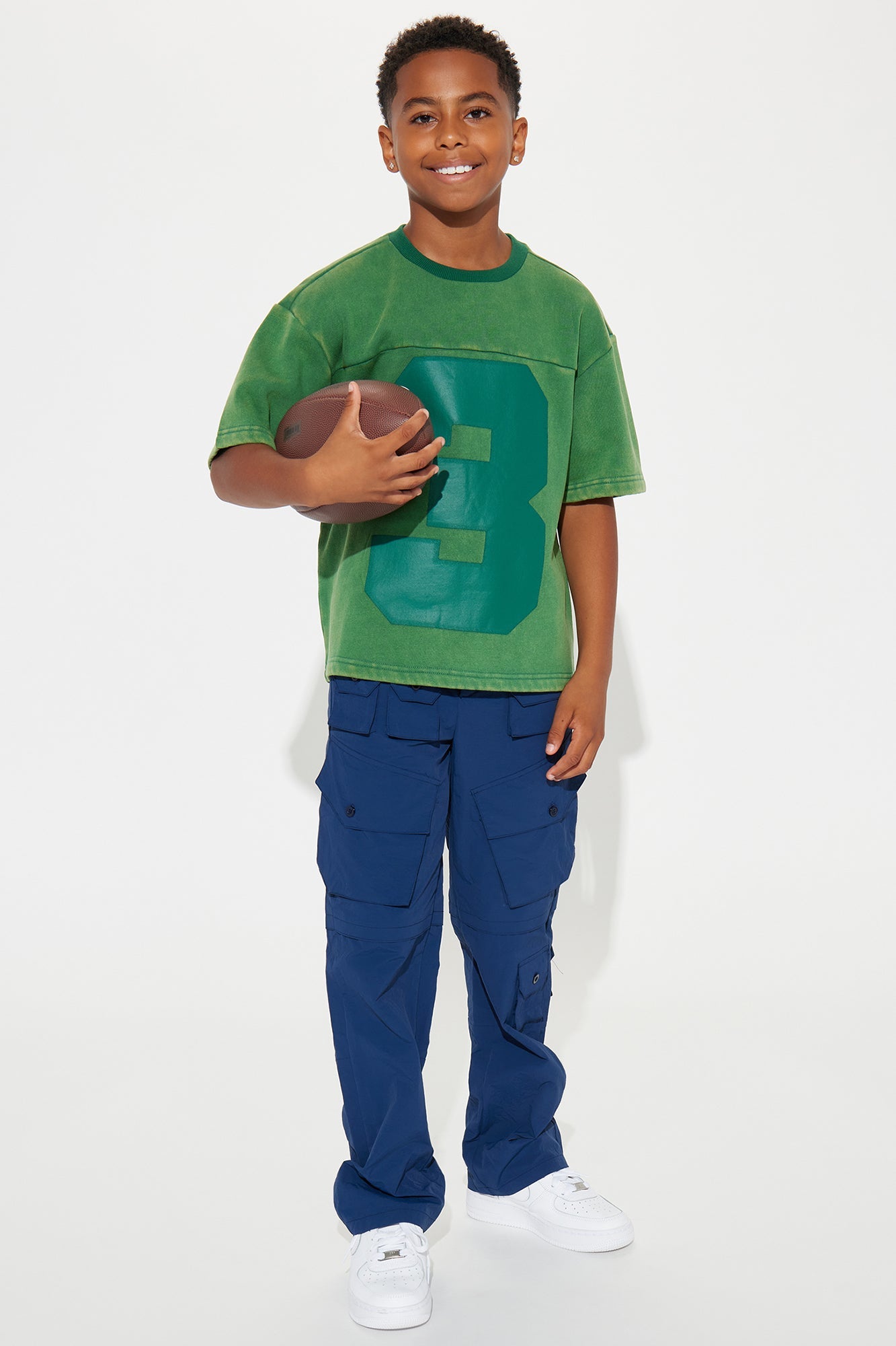 Mini Kyle Oversized Tee - Green
