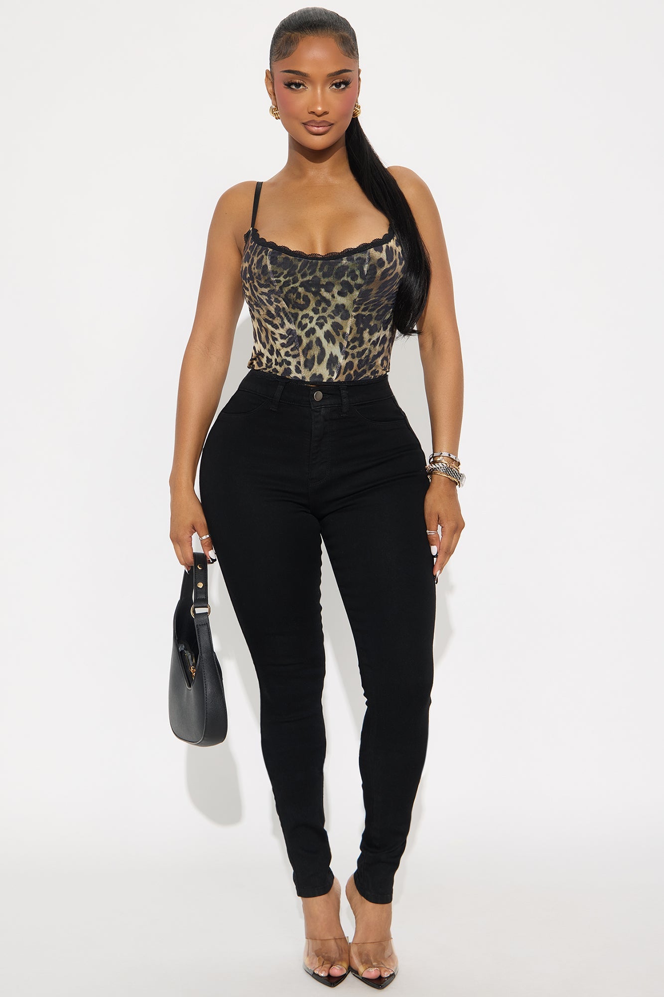 Tall Classic Beauty Booty Lifter Skinny Jeans - Black
