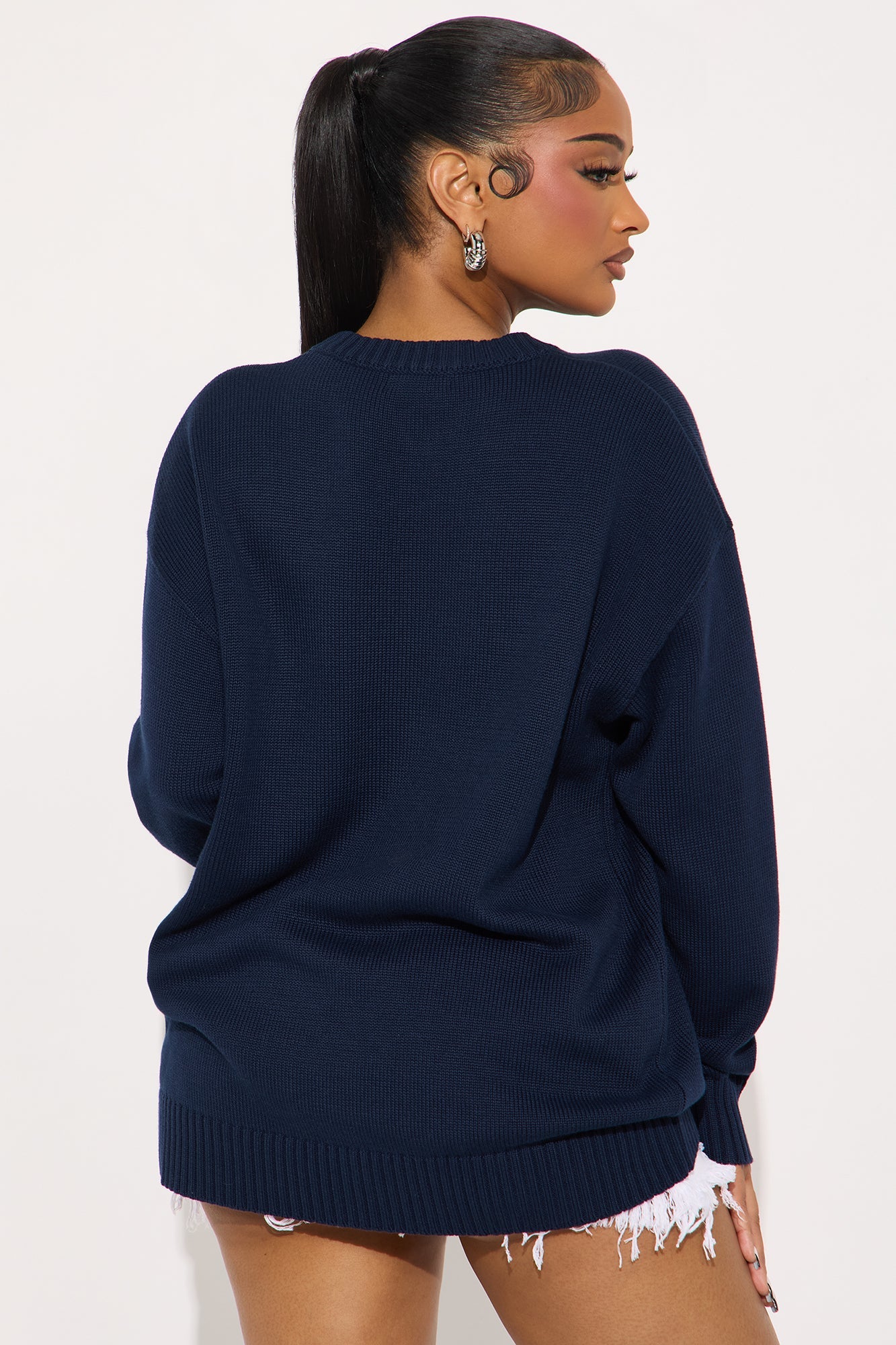 Lobster Life Pullover Sweater - Navy/combo