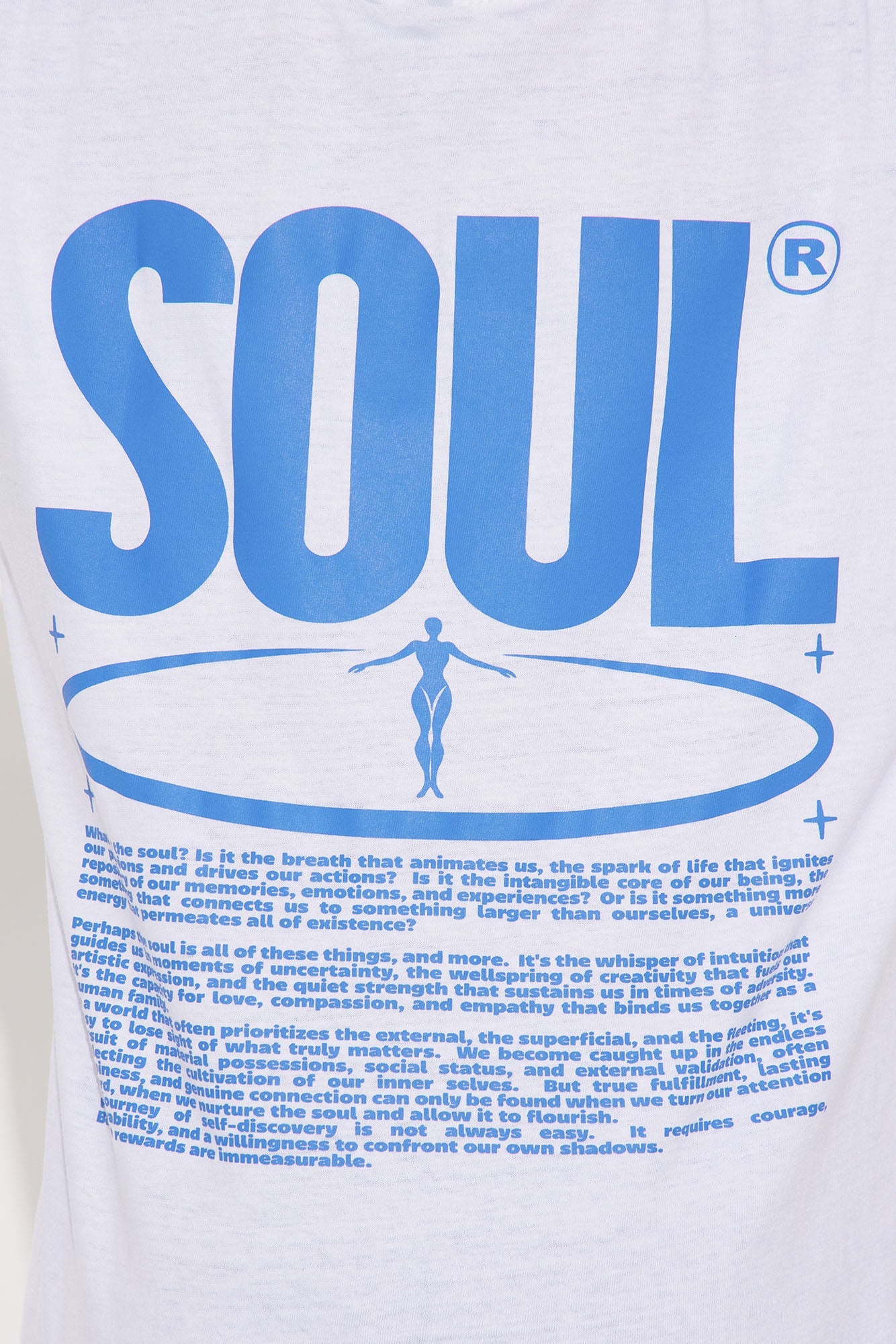 Mini Soul Short Sleeve Front/Back Tee - White