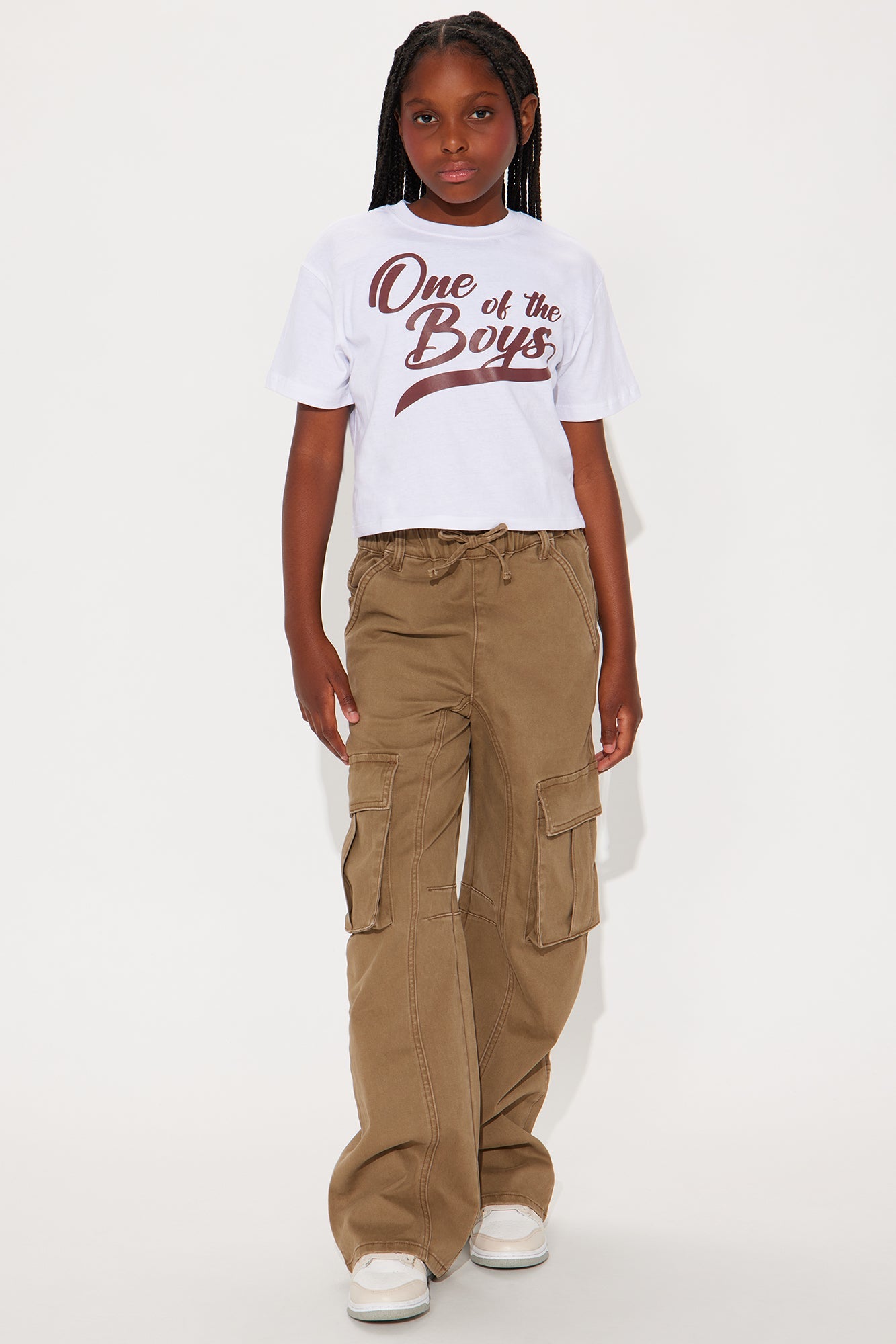 Mini One Of The Boys Tee - White