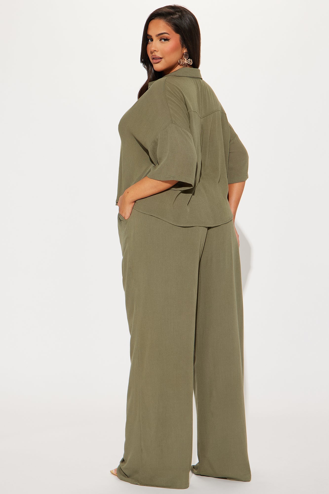 Greece Fantasy Pant Set - Olive