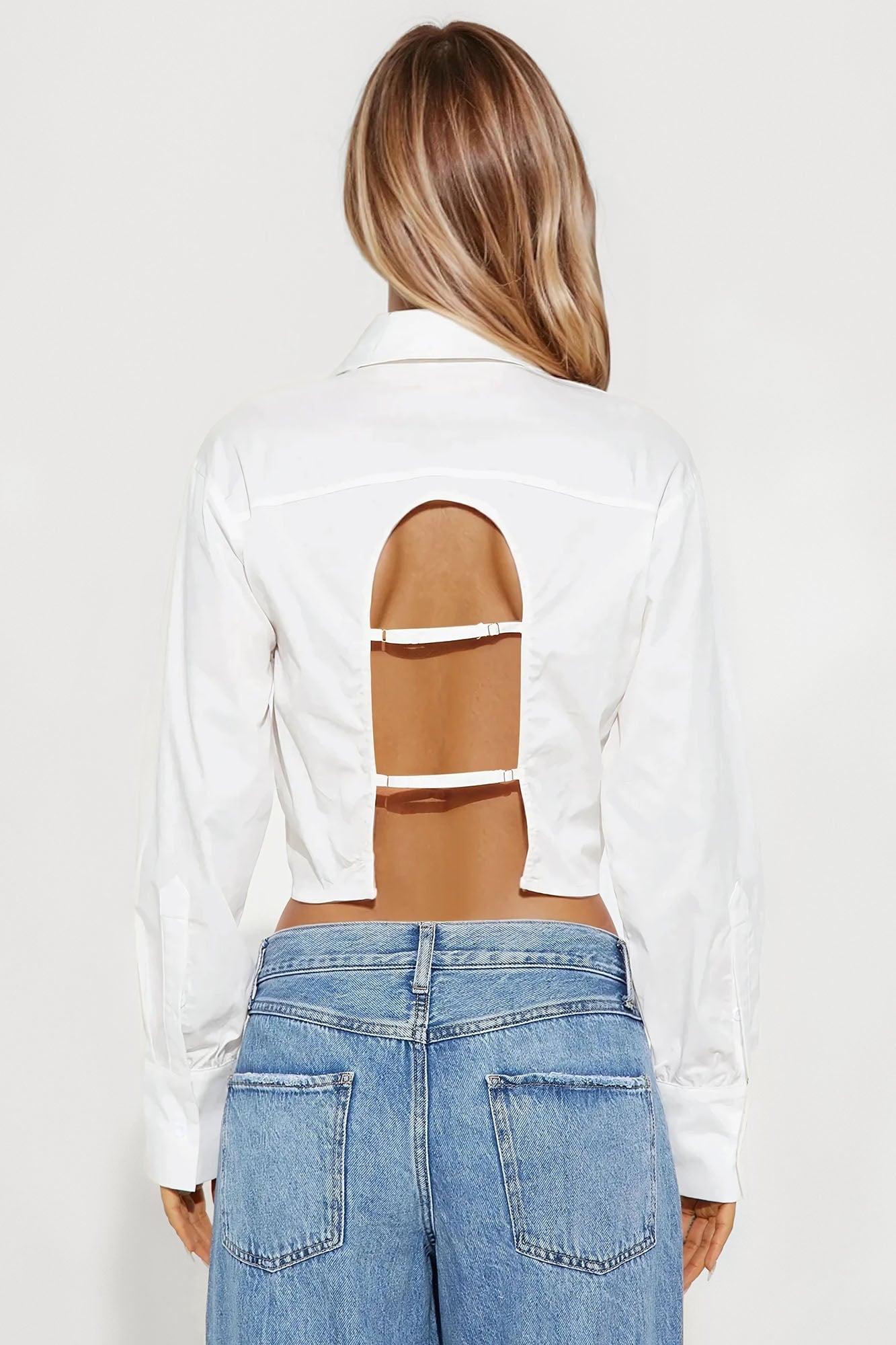 Not The Same Poplin Shirt - White