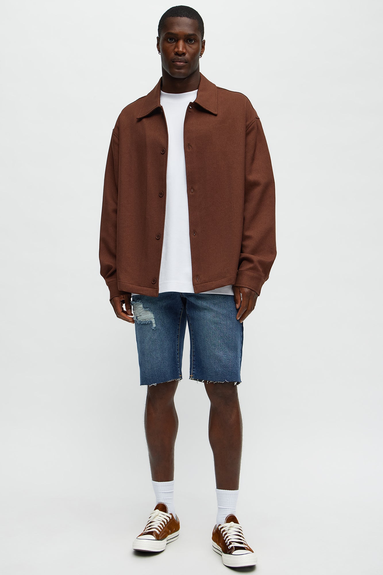 Earl Denim Shorts - Dark Wash
