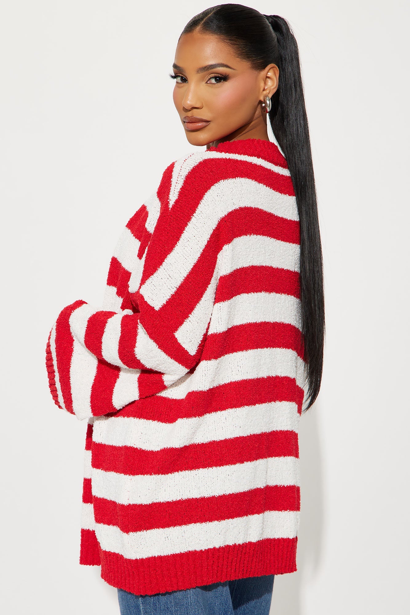 Stars And Stripes Cardigan - Red/combo