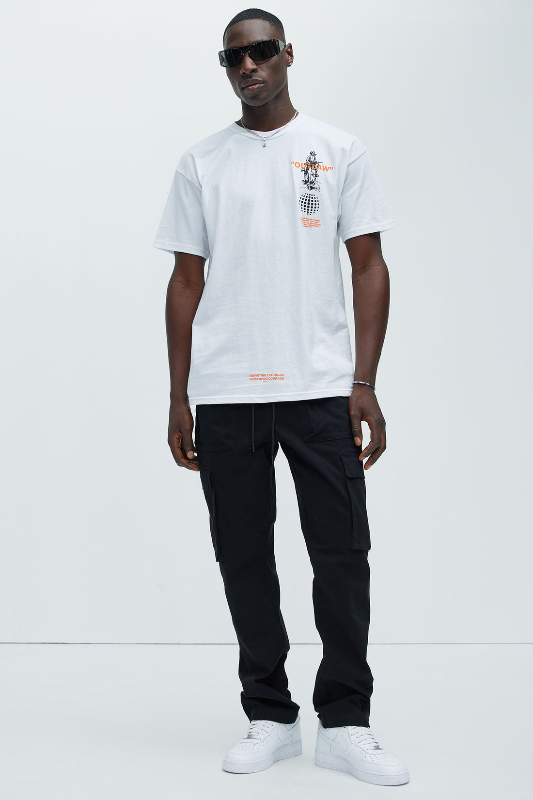 Cadet Utility Slim Cargo Pants - Black