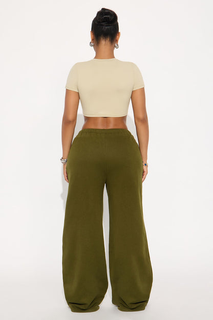 Second Skin Double Lined Super Cropped Tee - Stone