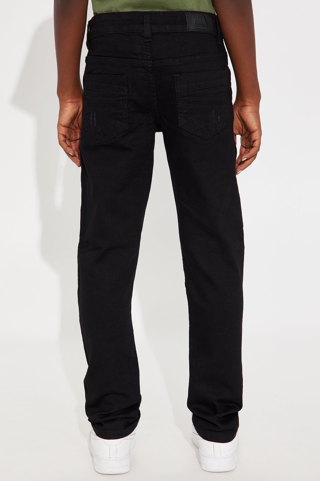Mini Tyler Moto Skinny Jeans - Black