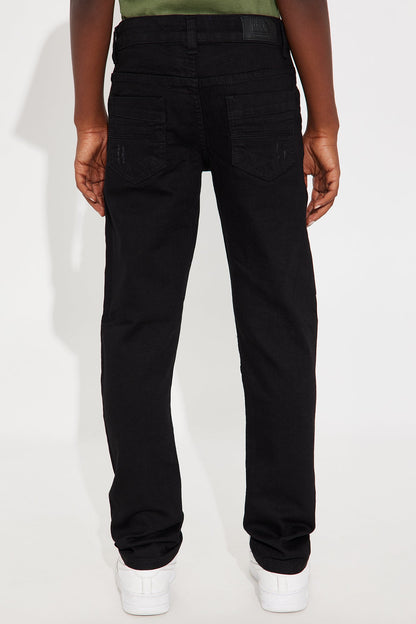 Mini Tyler Moto Skinny Jeans - Black