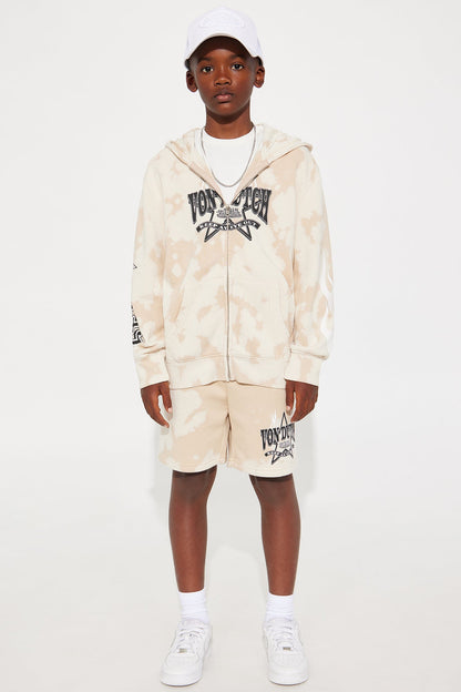 Mini Von Dutch Star Zip Hoodie - Cream