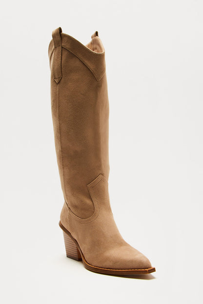 Desert Sun Cowboy Boots - Nude