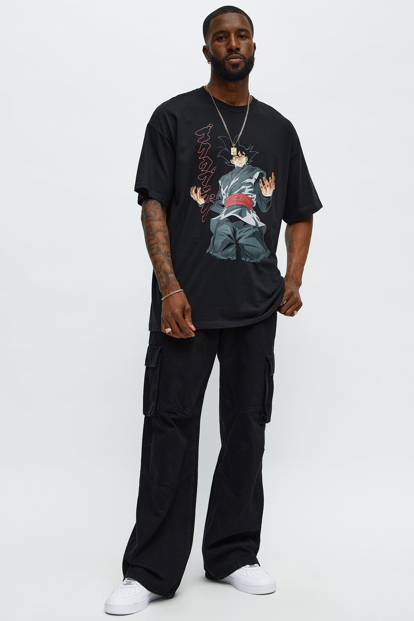 Dragon Ball Super Black Short Sleeve Tee - Black