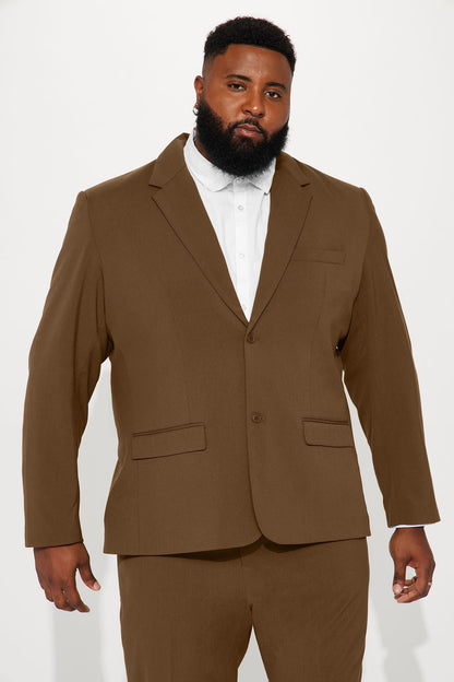 The Modern Stretch Suit Jacket - Bronze
