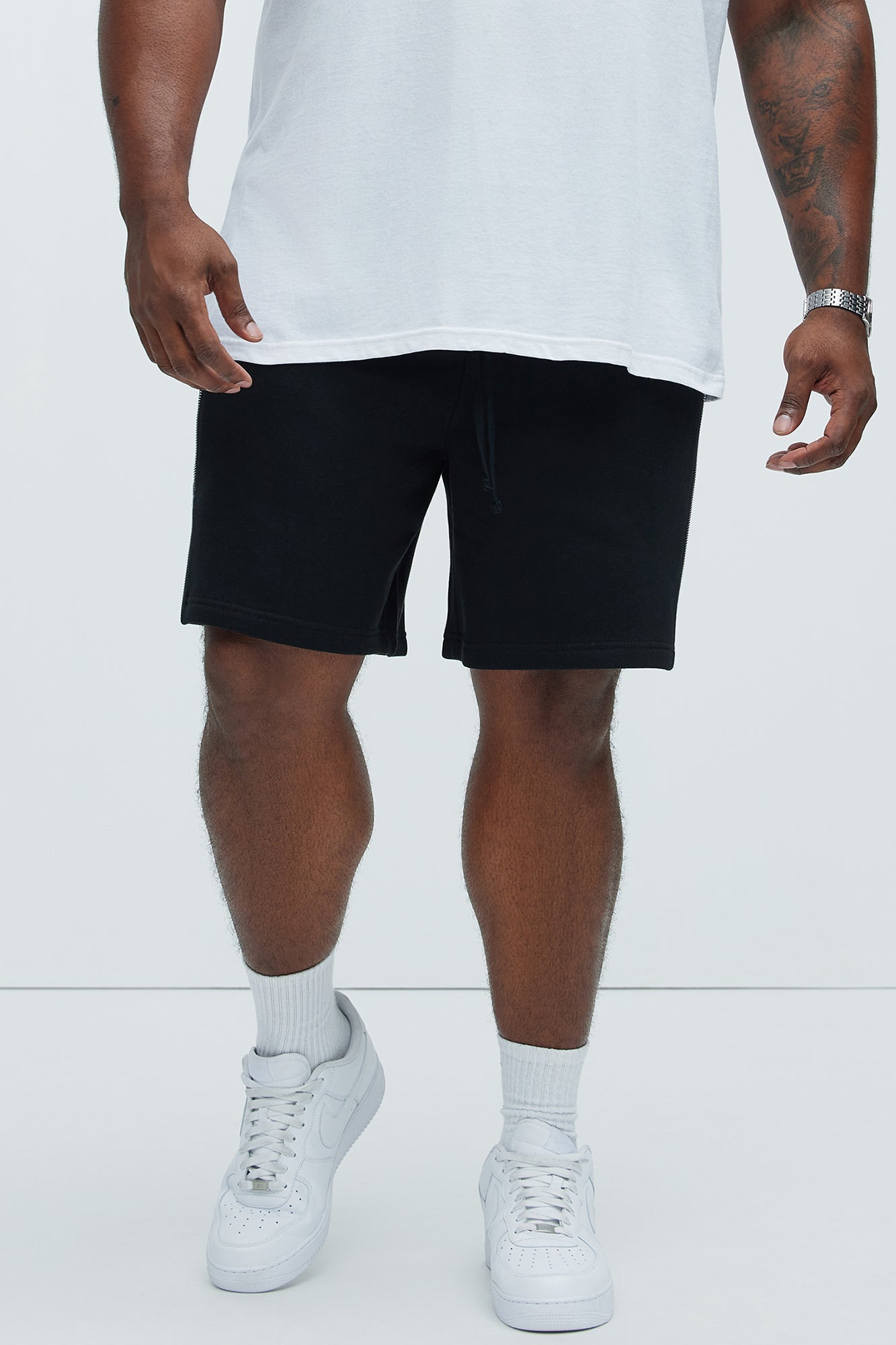Tyson Cross Relaxed Shorts - Black