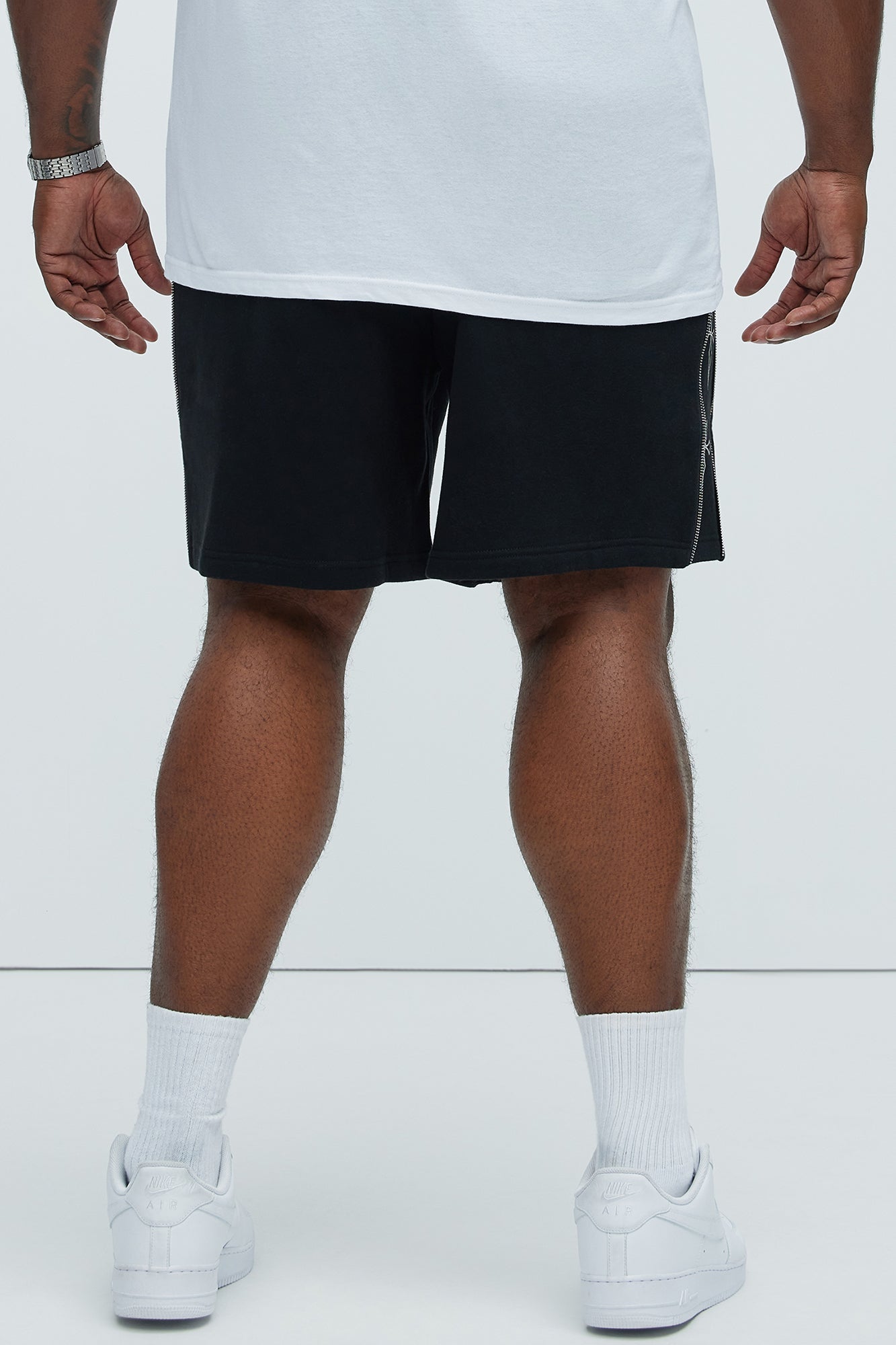 Tyson Cross Relaxed Shorts - Black