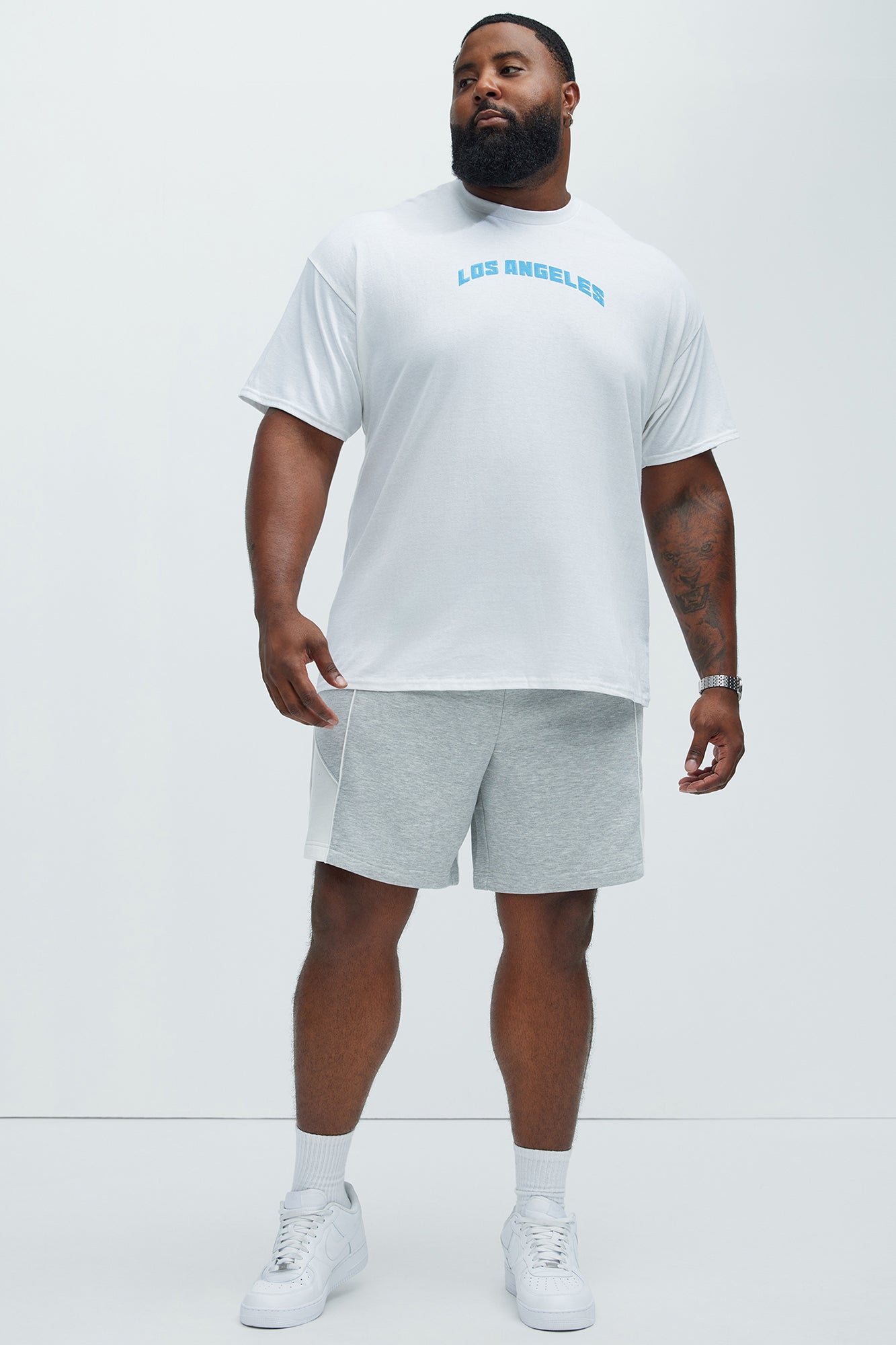 Tyson Pick Me Up Relaxed Shorts - Heather Grey