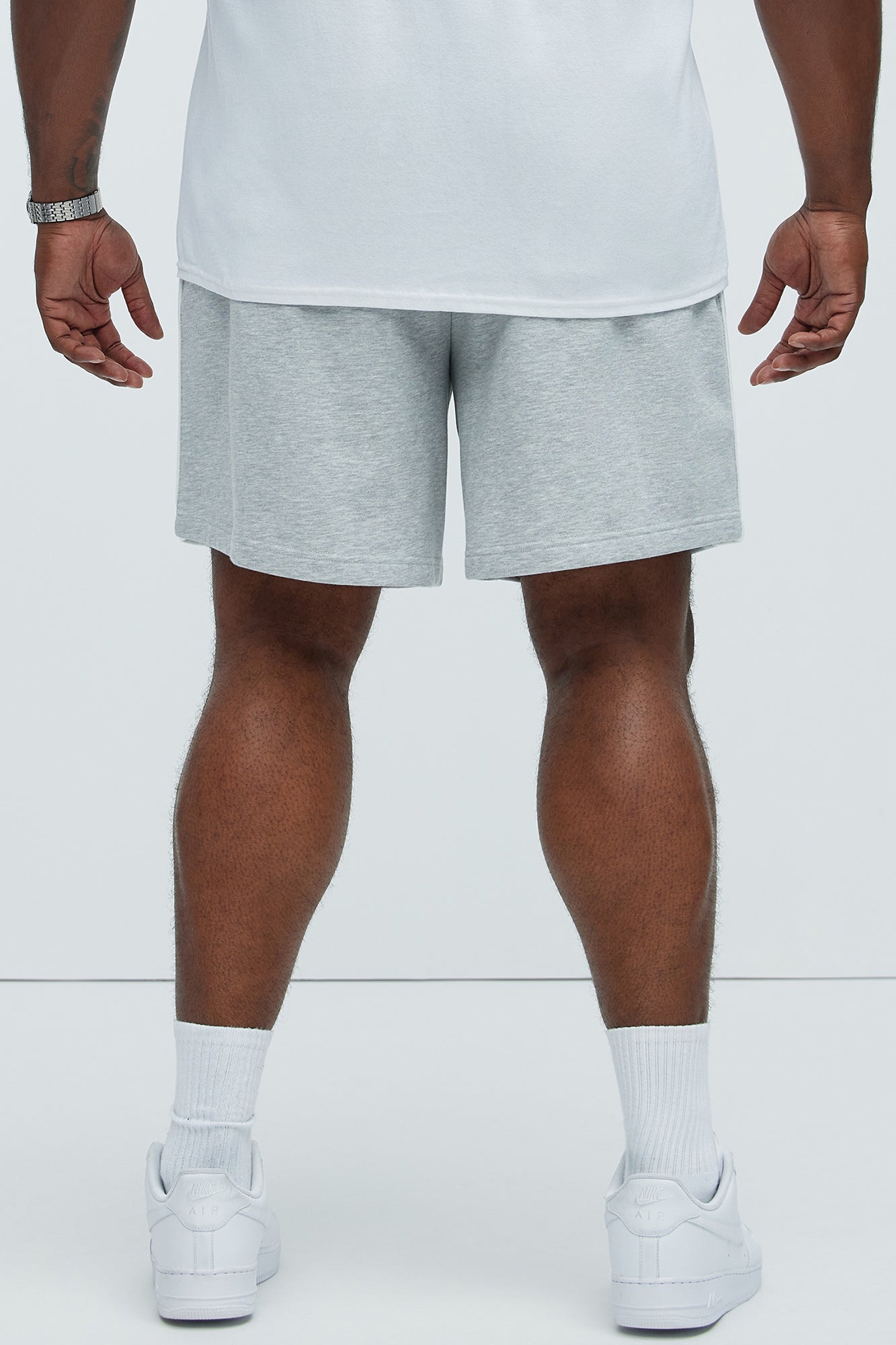 Tyson Pick Me Up Relaxed Shorts - Heather Grey