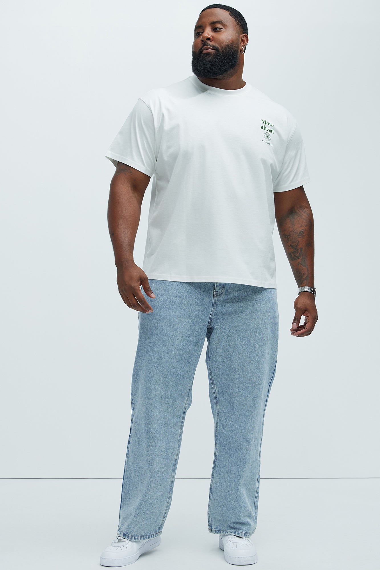 Dean Straight Jeans - Light Blue Wash