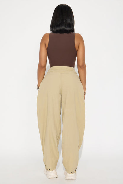 Second Skin Double Lined Zip Front Tank - Chocolate