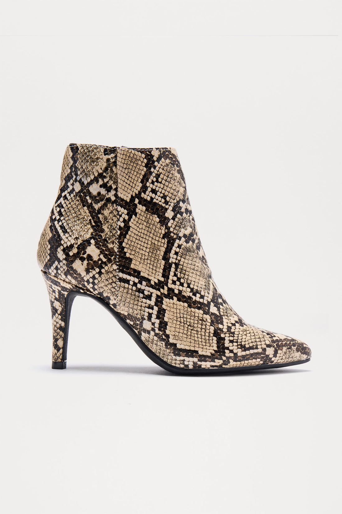 Sora Ankle Booties - Beige/Brown