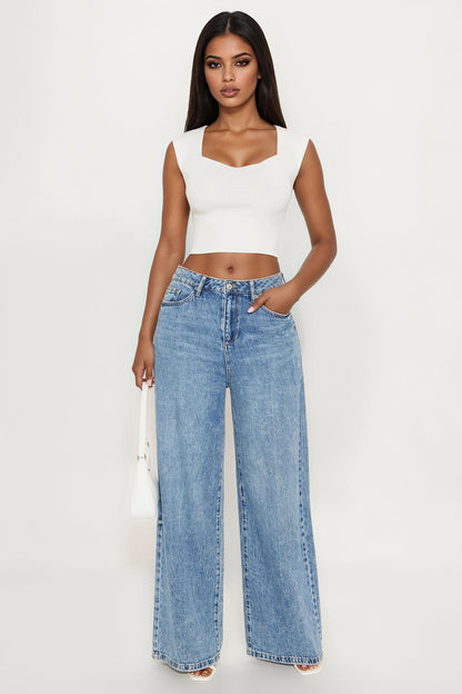 Hug Me Sweater Top - Off White