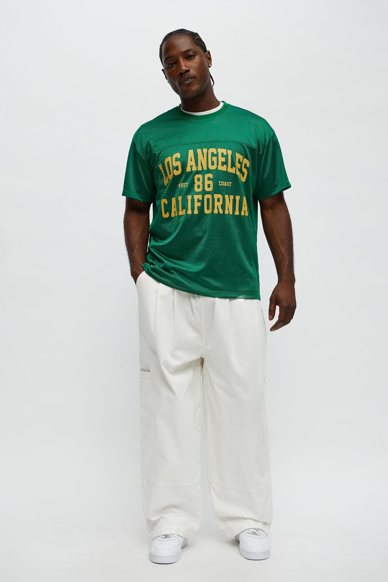 Baggy Damn Right Pants - Off White