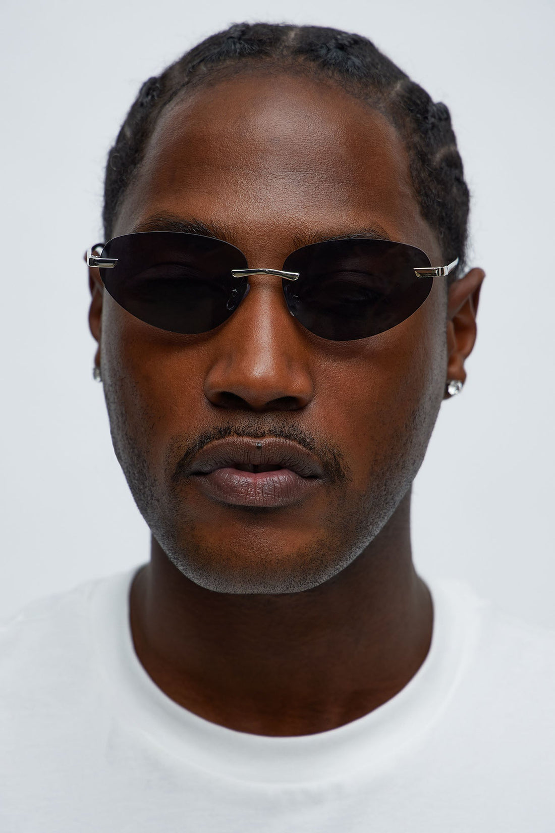 Thin Lines Sunglasses - Silver/Smoke