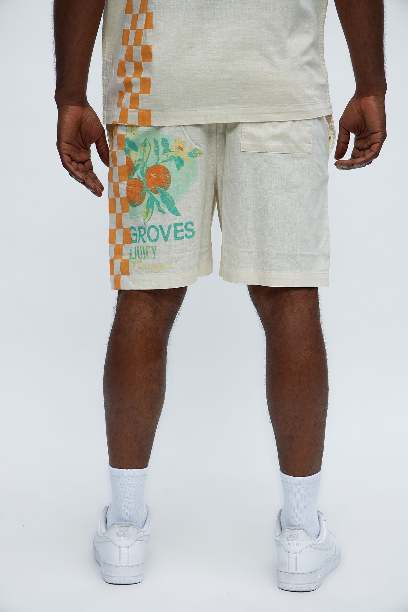 Groves Relaxed Drawstring Shorts - Cream