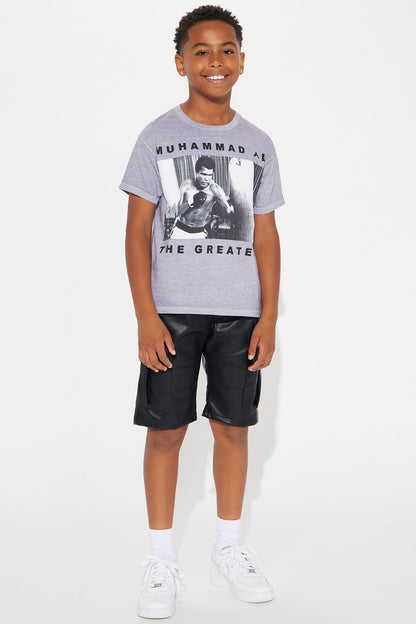 Mini Muhammad Ali The Greatest Short Sleeve Tee - Grey