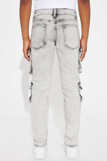 Mini This Is How We Roll Denim Jeans - Grey