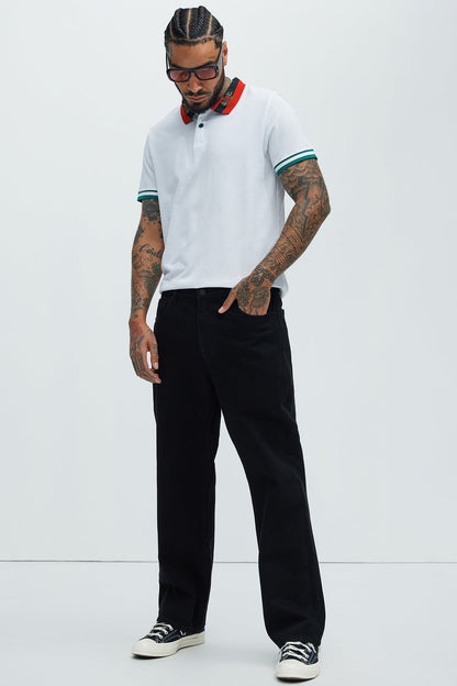 Brandon Short Sleeve Polo Shirt - White