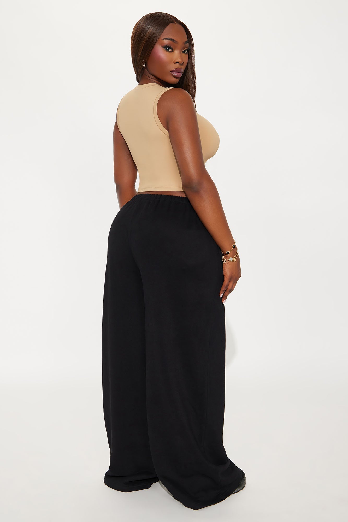 Second Skin Double Lined Muscle Tank - Mocha