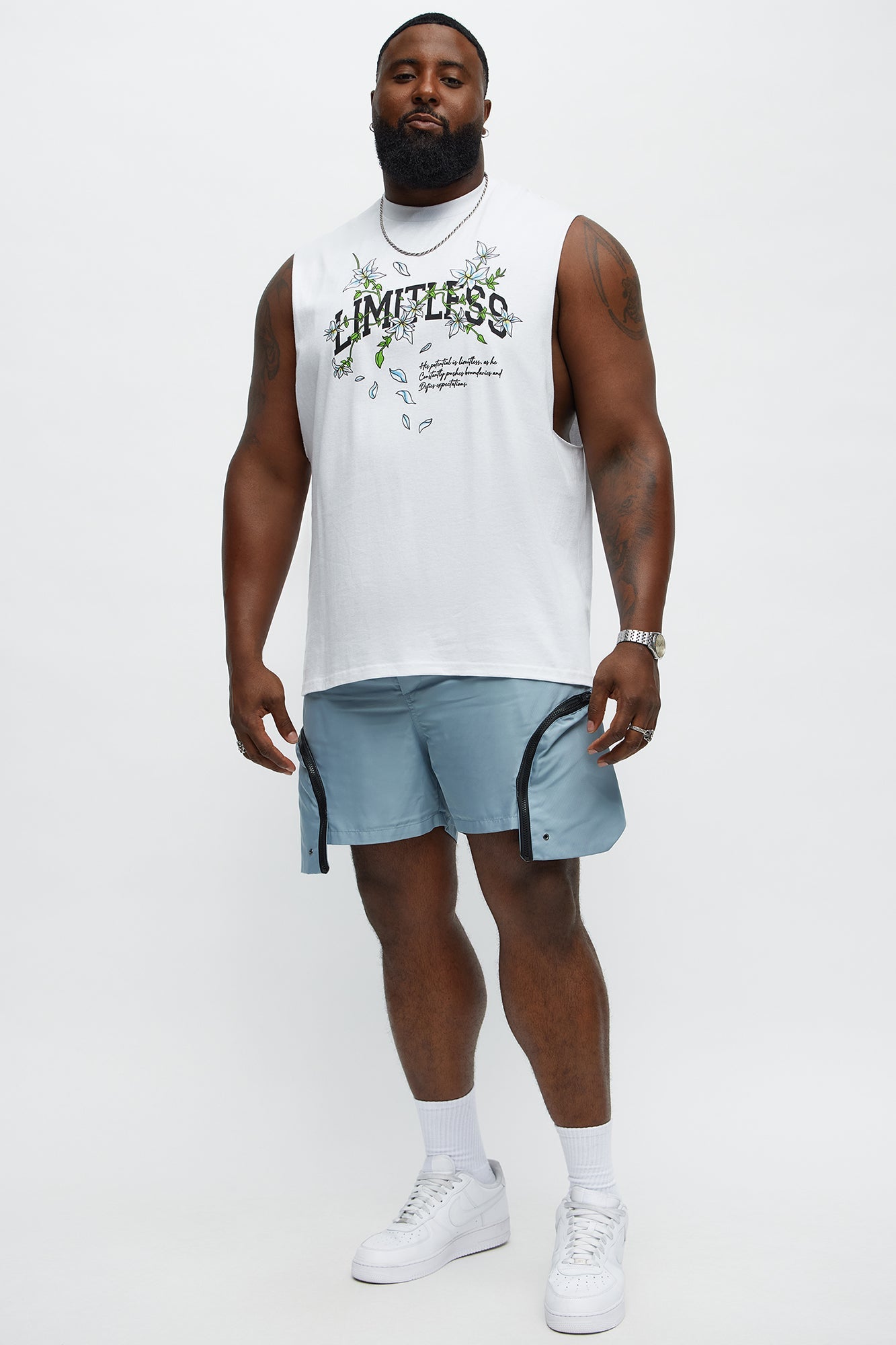 Cargo Pockets Relaxed Drawstring Shorts - Blue
