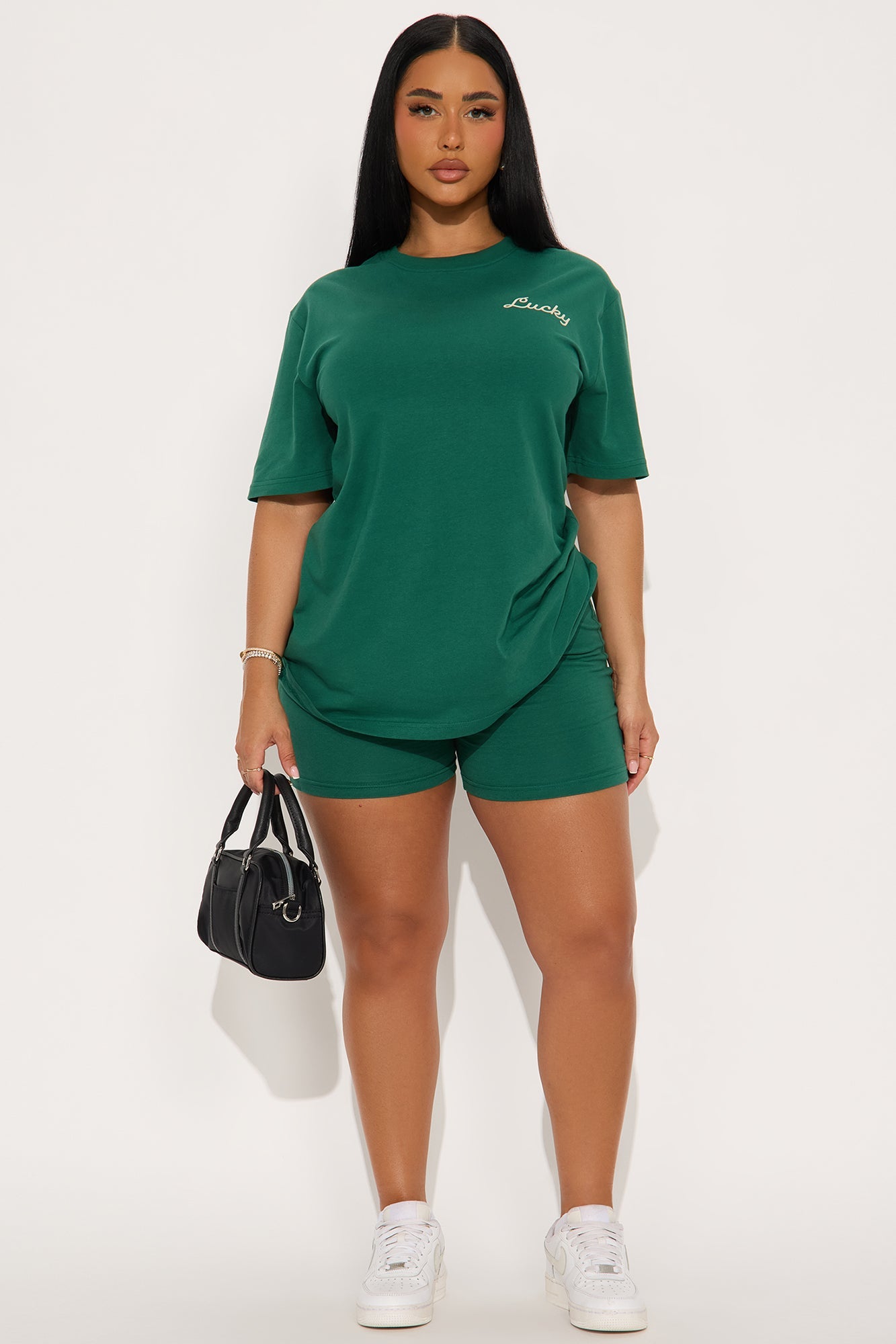 Feeling Lucky Short Set - Hunter