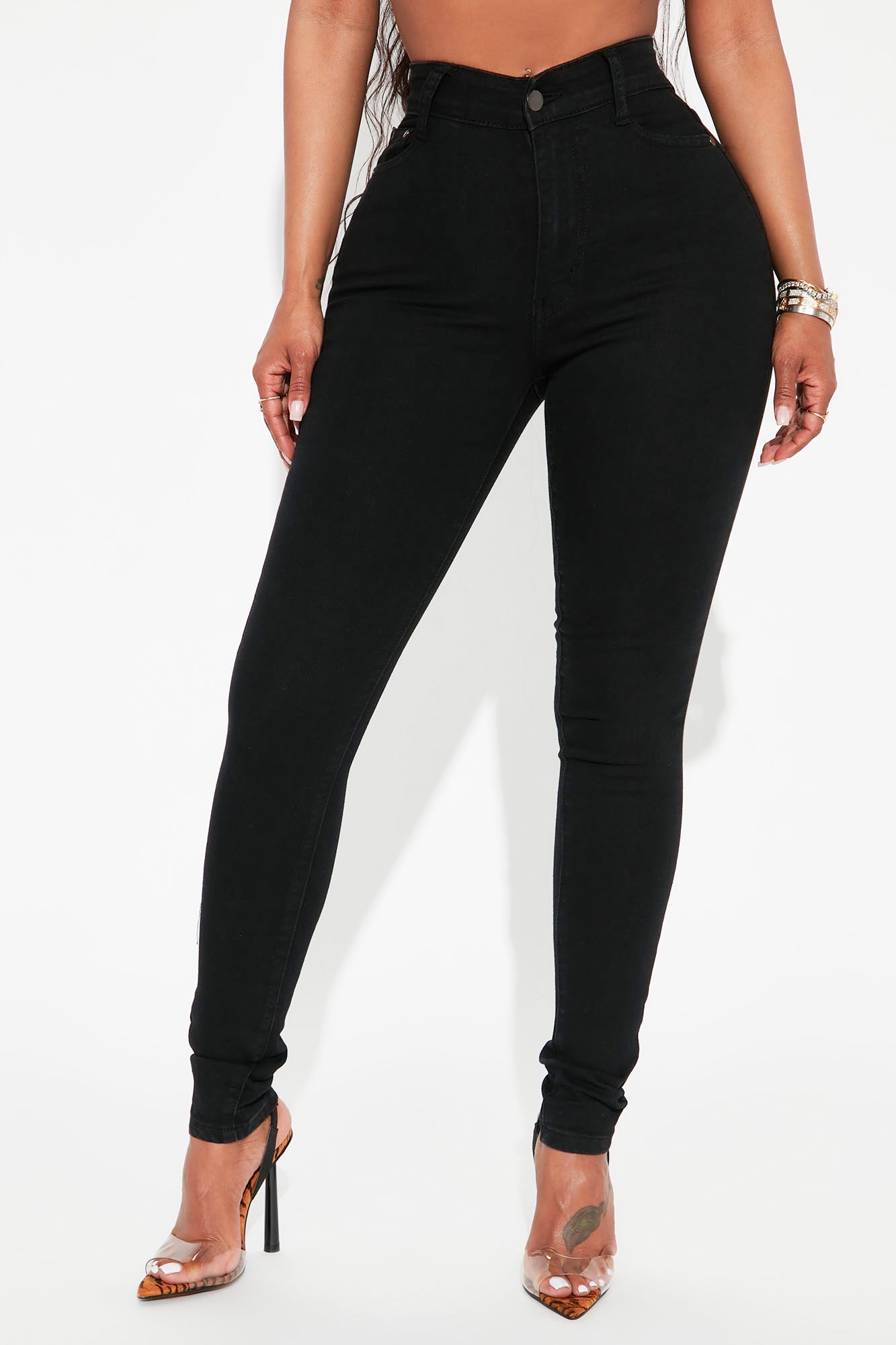 Coraline High Rise Jeans - Black