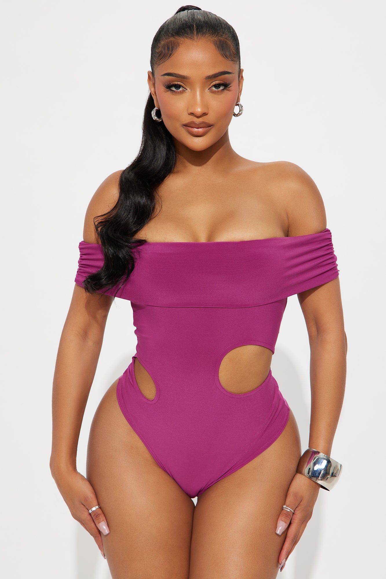 Rebel Edge Mini Skirt Set - Magenta