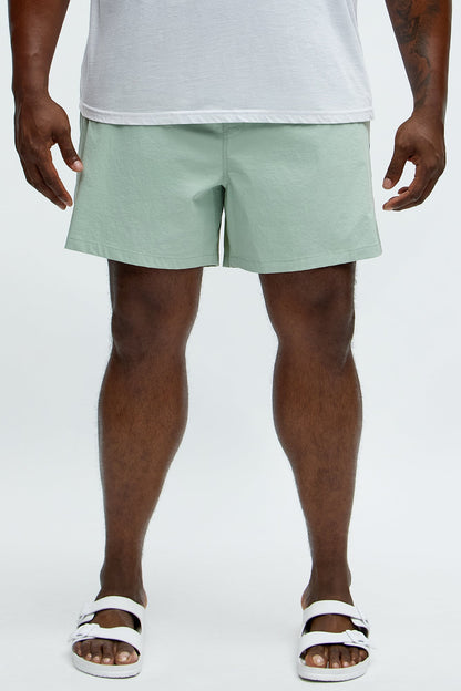 Chateau Essence Taped Swim Mid Trunk - Sage/combo