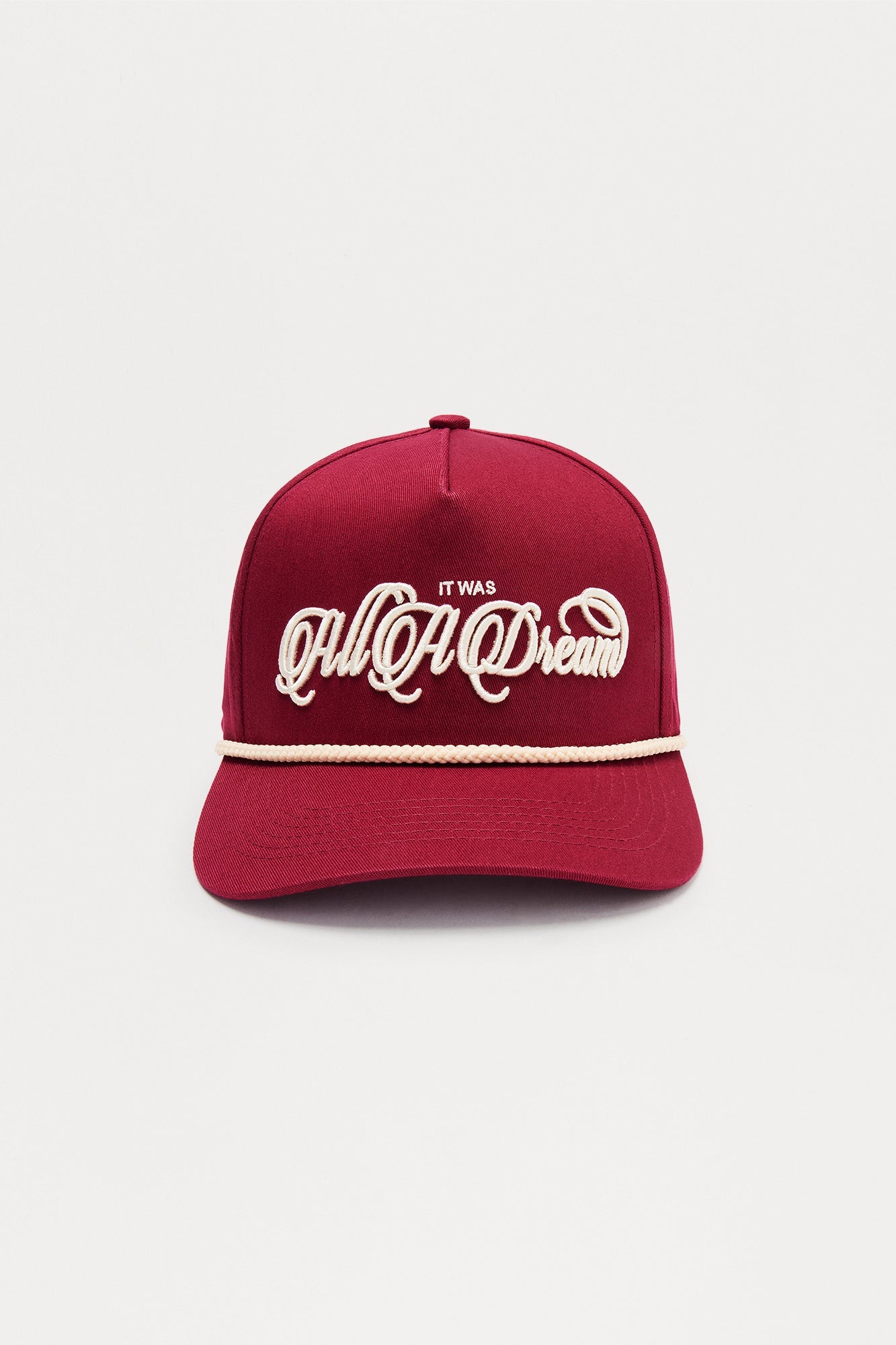 All A Dream Structured Snapback Hat - Burgundy