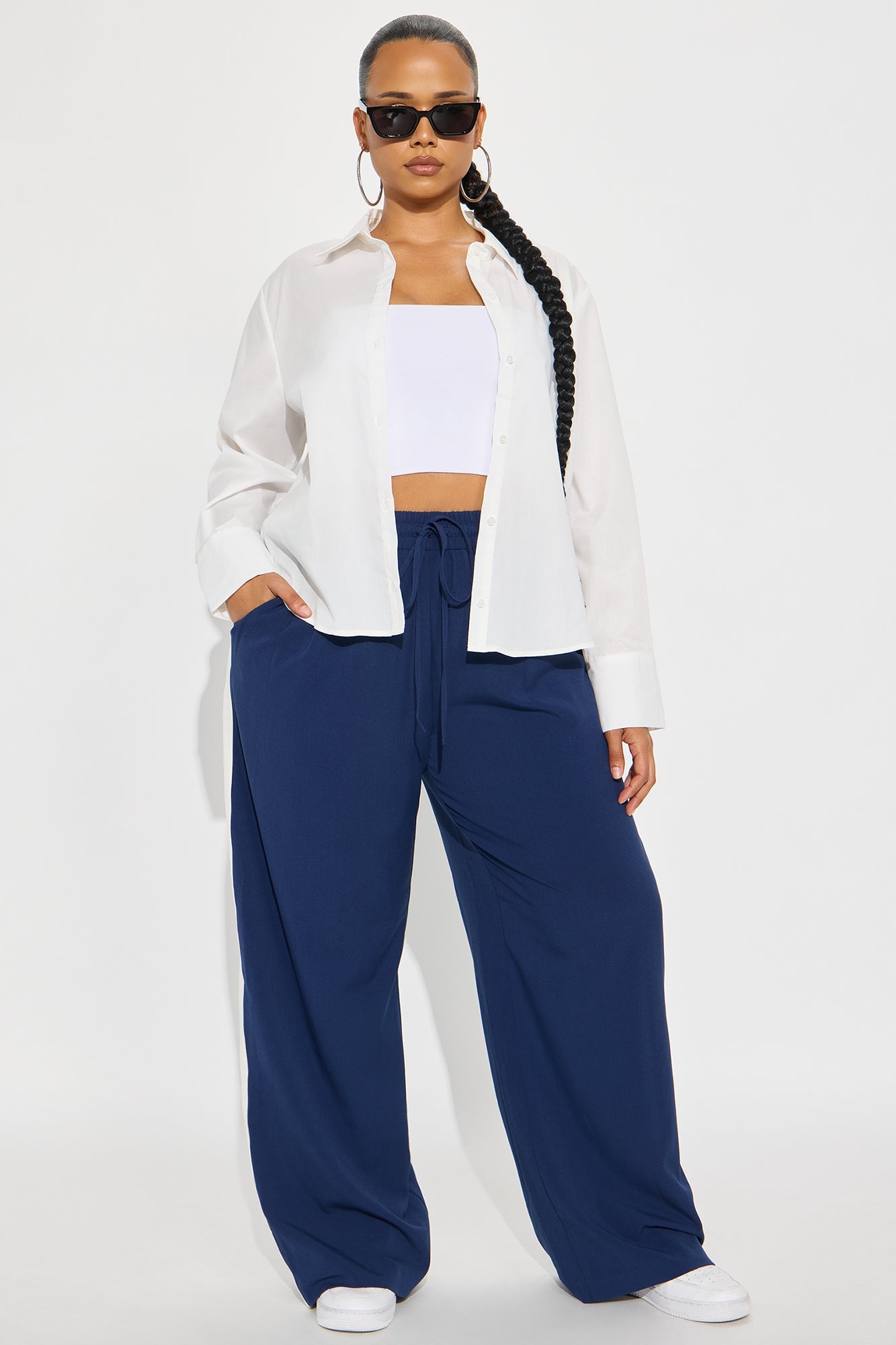 Lily Poplin Shirt - White