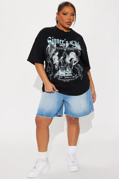 Sinners Club Tee - Black