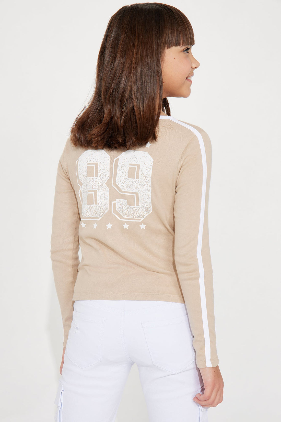 Mini Los Angeles 89 Long Sleeve Tee - Taupe