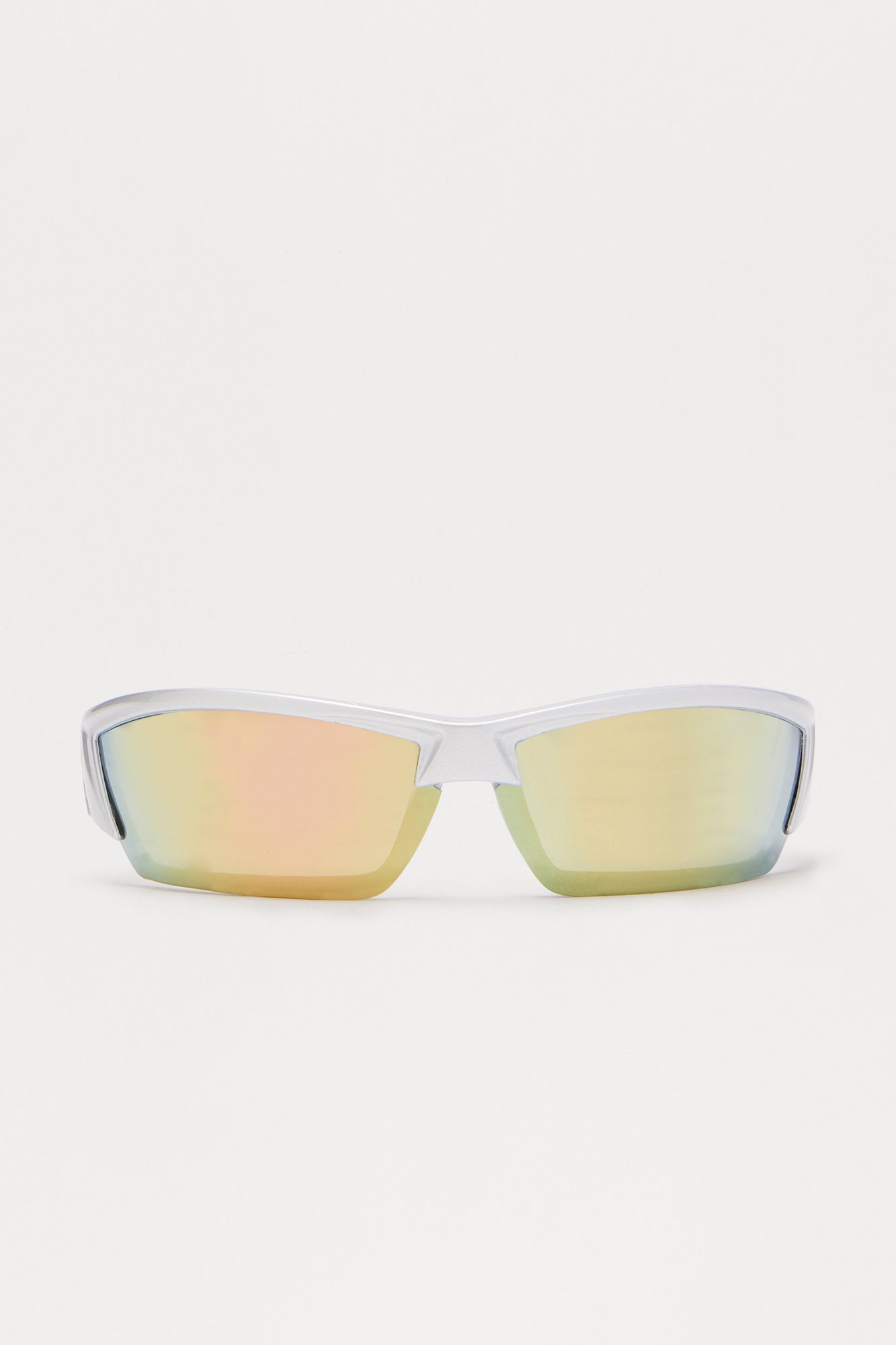 Eye Catching Gaze Sunglasses - Silver