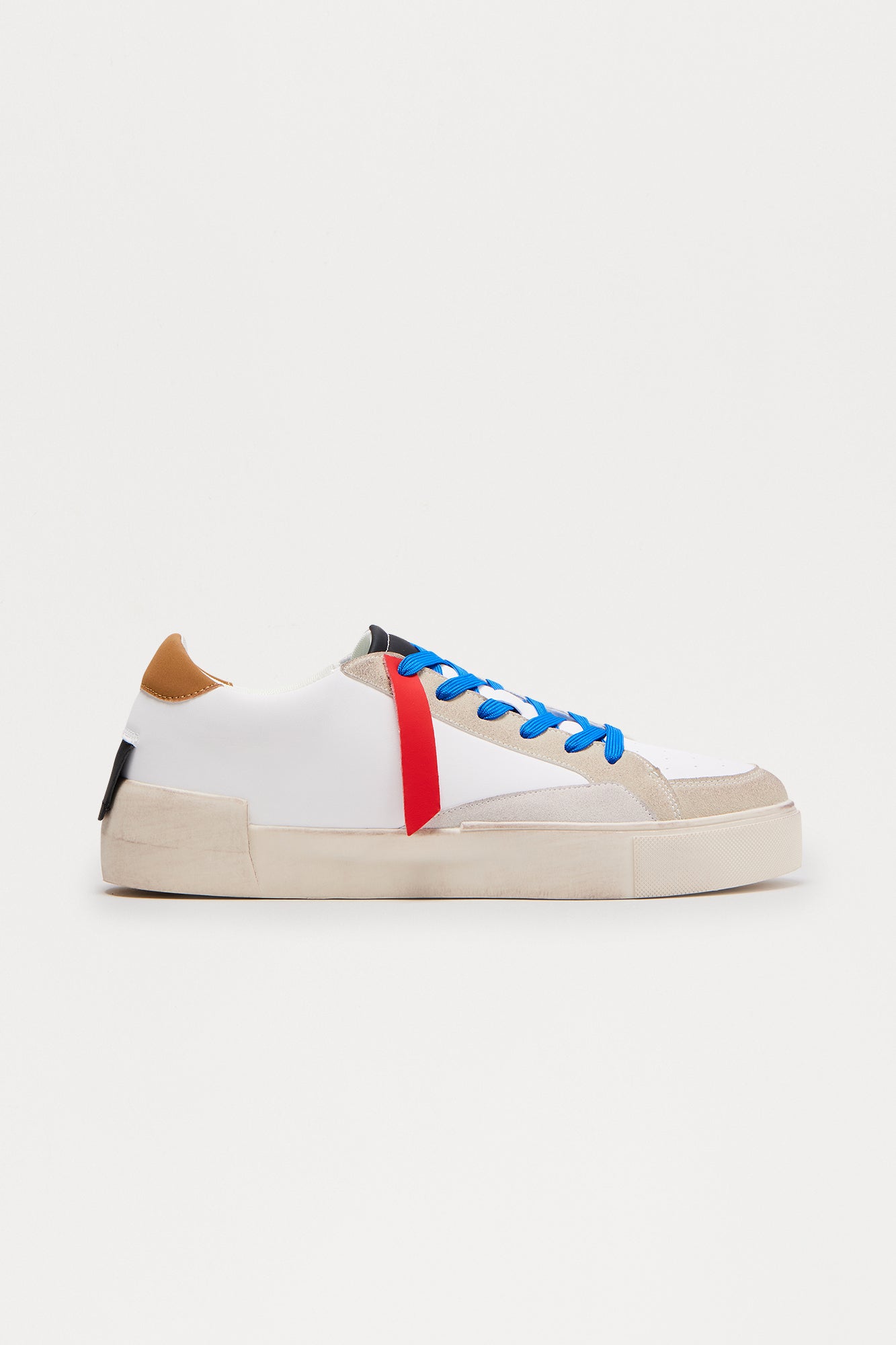 Lived In Low Top Sneakers - White/combo
