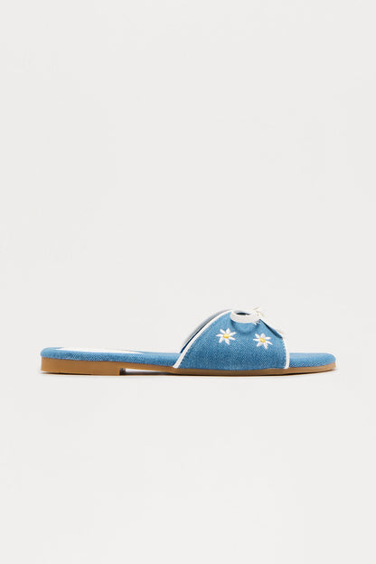 Fruity Bow Sandals - Blue