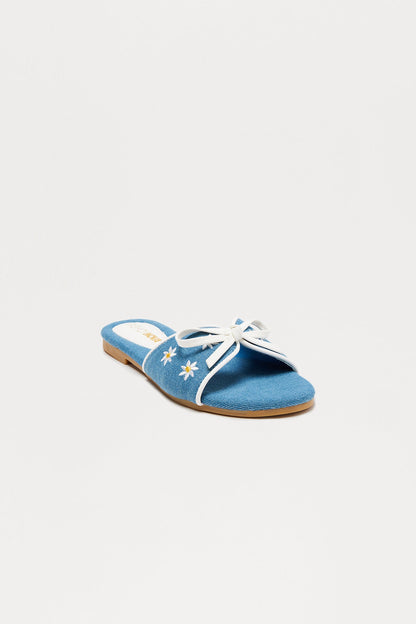Fruity Bow Sandals - Blue