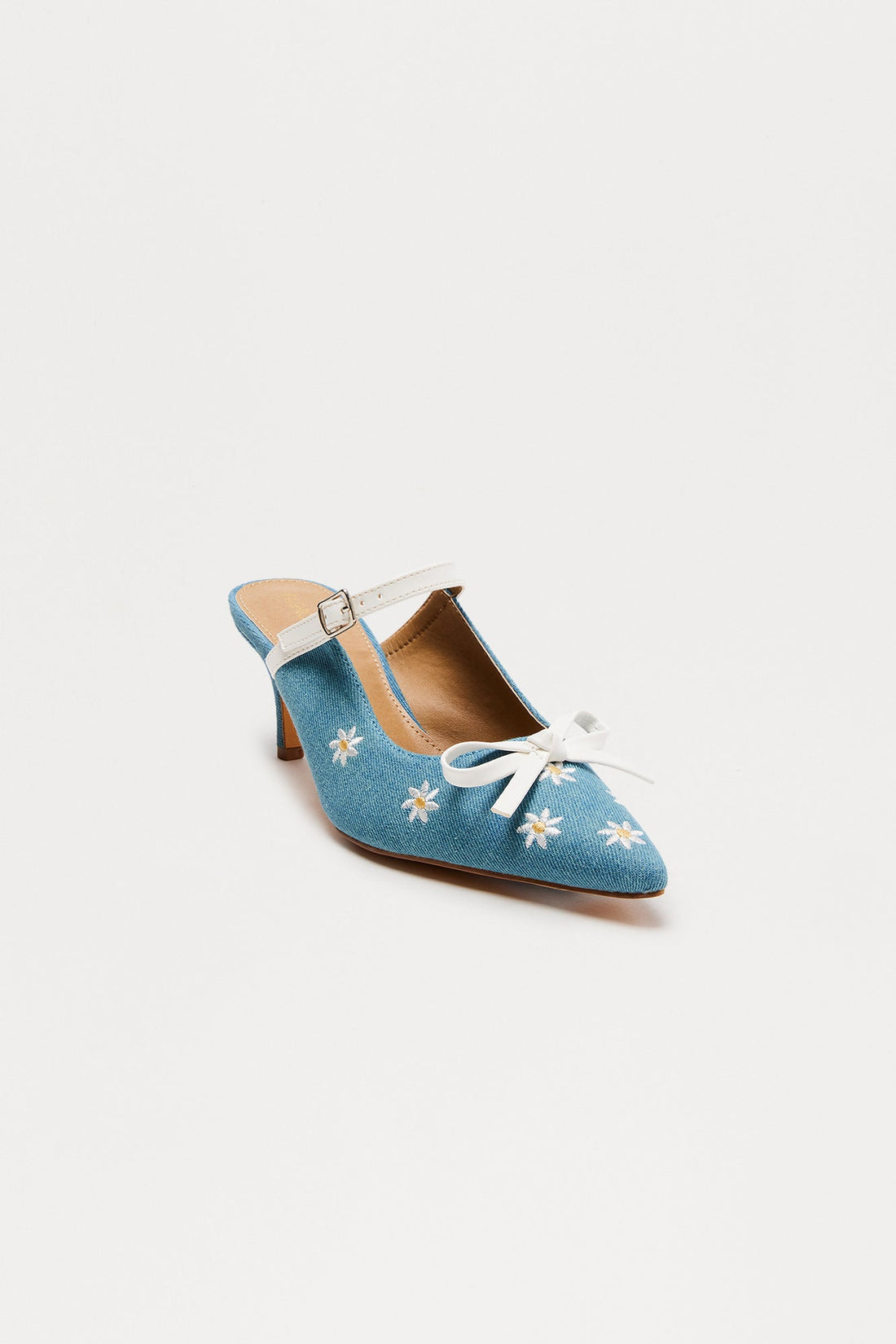 Pippa Bow Mary Jane Pumps - Blue
