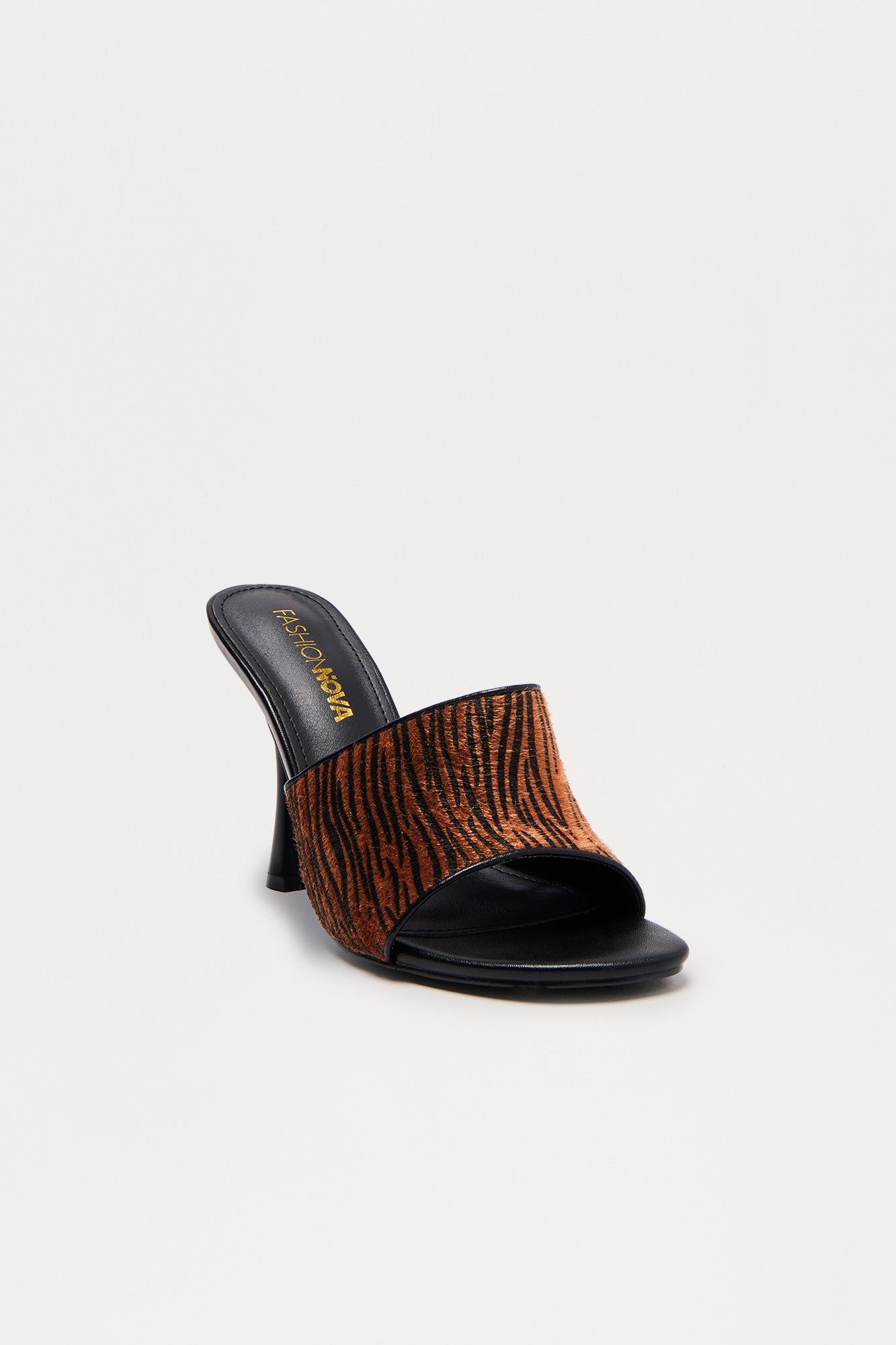 Karime Animal Print Heels - Black