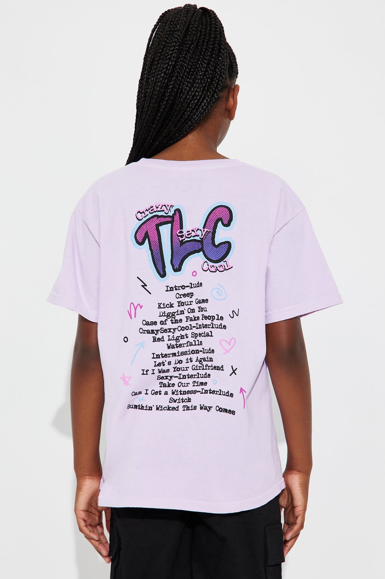 Mini TLC No Scrubs Washed Tee - Lavender